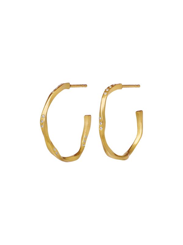 Maanesten Maanesten Обеца 'ECHO MEDIUM'  злато