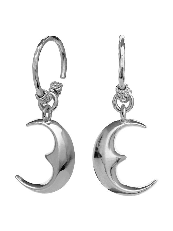 Maanesten Maanesten Обеца  сребърно сиво