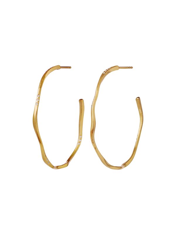 Maanesten Maanesten Обеци 'ECHO GRANDE'  злато