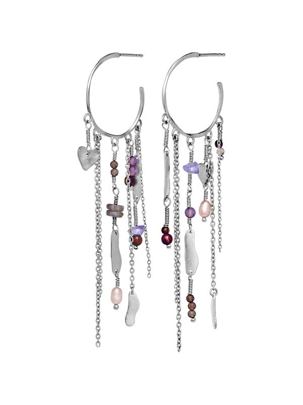 Maanesten Maanesten Обеци 'Galathea'  сребърно