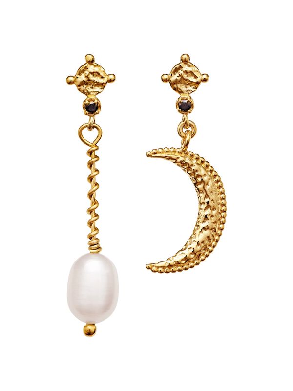 Maanesten Maanesten Обеци 'NYLA'  злато / бяло