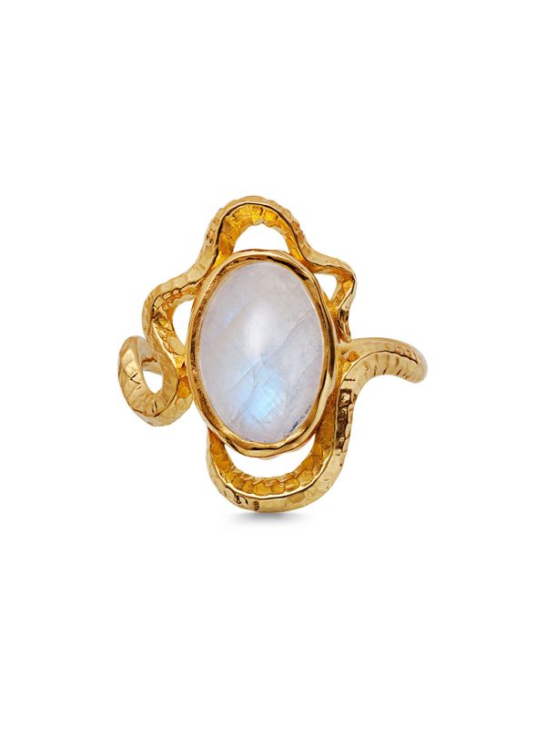 Maanesten Maanesten Пръстен 'SIREN'  светлосиньо / злато / бяло