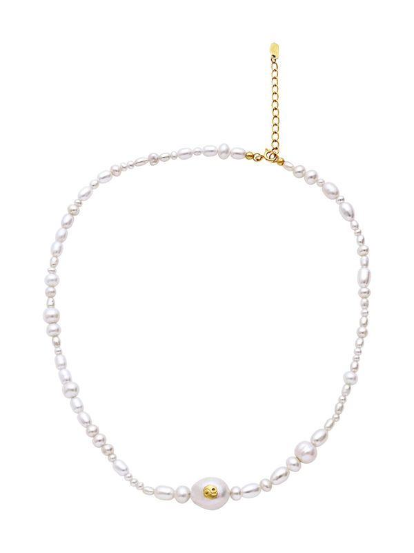 Maanesten Maanesten Верижка 'MAGGIE'  злато / перлено бяло