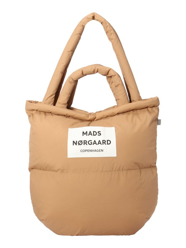 MADS NORGAARD COPENHAGEN MADS NORGAARD COPENHAGEN "Чанта тип ""Shopper"""  светлокафяво / черно / мръсно бяло