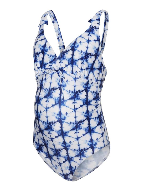 MAMALICIOUS MAMALICIOUS Бански костюм 'SIGA'  синьо / светлосиньо / бяло