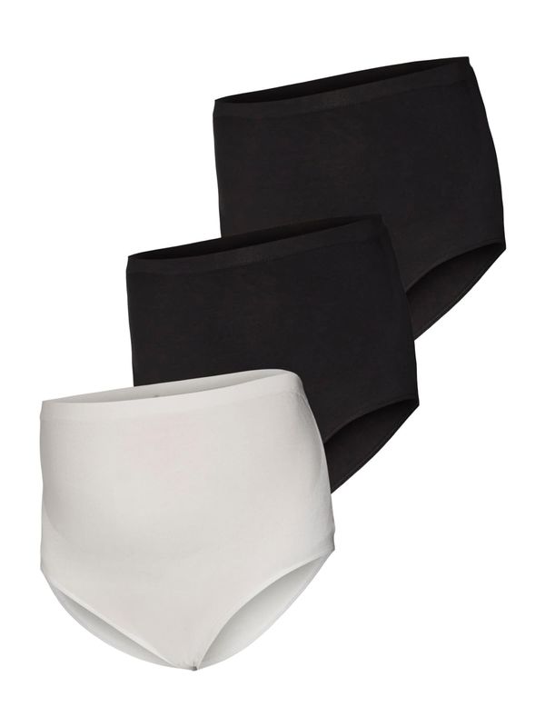 MAMALICIOUS MAMALICIOUS Дамски бикини 'HEAL'  черно / бяло