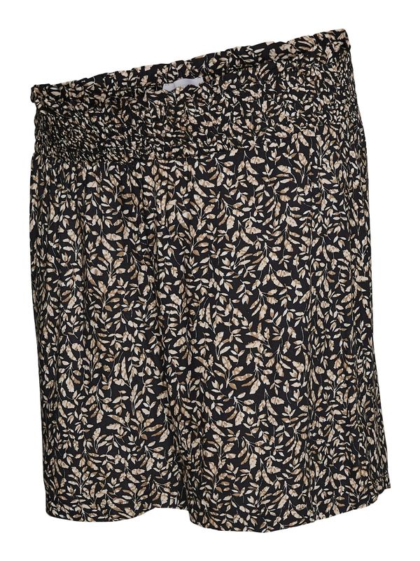 MAMALICIOUS MAMALICIOUS Панталон 'Kena'  бежово / черно / бяло