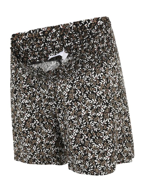 MAMALICIOUS MAMALICIOUS Панталон 'NEW KENA'  каки / черно / мръсно бяло