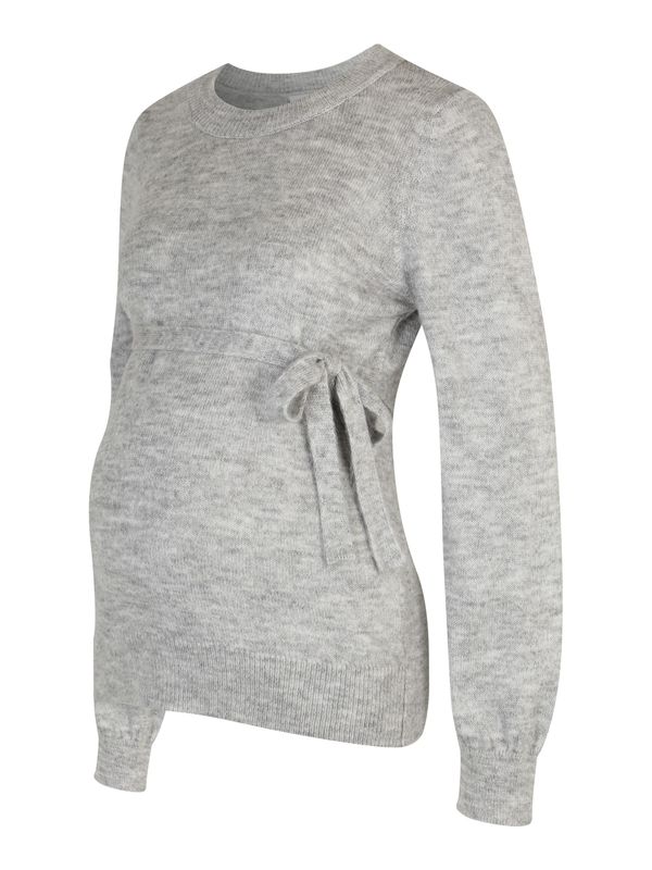 MAMALICIOUS MAMALICIOUS Пуловер 'New Anne'  сив меланж