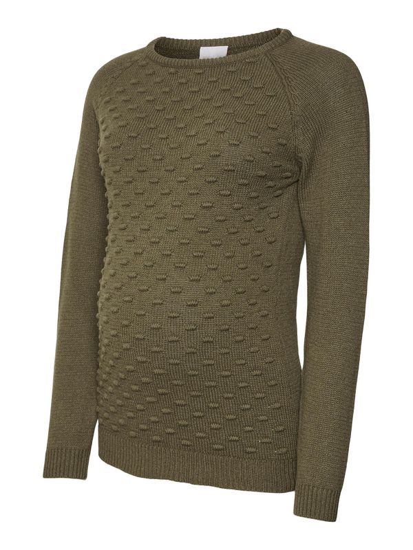 MAMALICIOUS MAMALICIOUS Пуловер 'New Crysta'  маслина