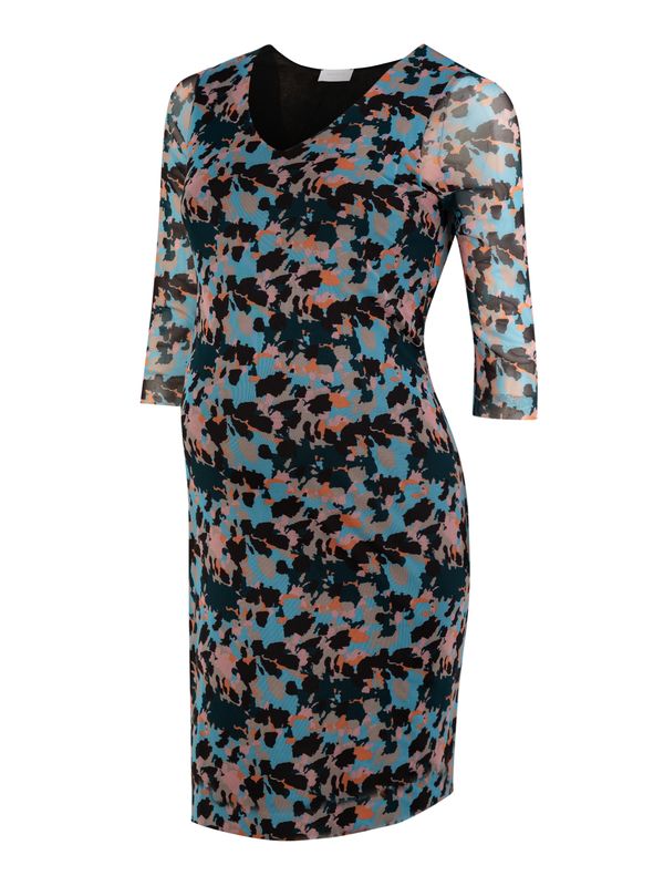 MAMALICIOUS MAMALICIOUS Рокля 'ALLY'  светлосиньо / сиво / черно