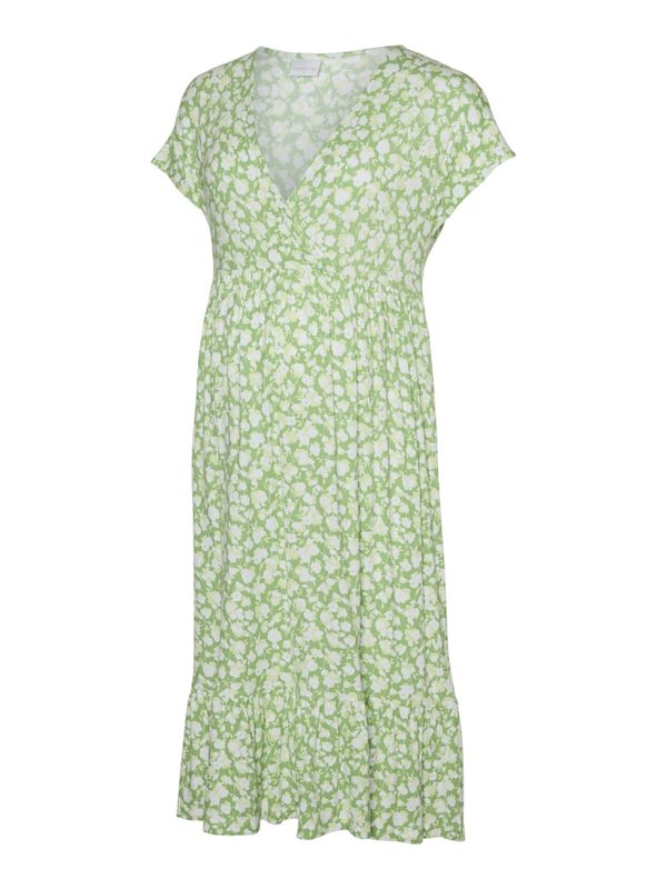 MAMALICIOUS MAMALICIOUS Рокля 'Helen'  светлозелено / бяло