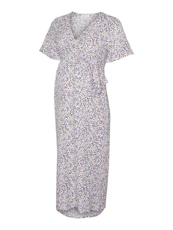 MAMALICIOUS MAMALICIOUS Рокля 'Maria'  пастелно зелено / тъмнозелено / оранжево / бяло