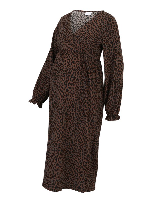 MAMALICIOUS MAMALICIOUS Рокля 'Naomi'  кафяво / черно