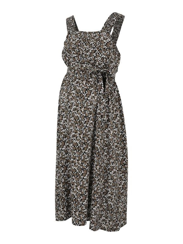 MAMALICIOUS MAMALICIOUS Рокля 'New Kena'  зелено / праскова / черно / бяло