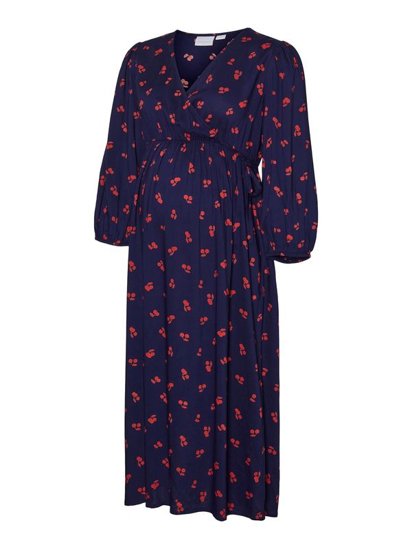 MAMALICIOUS MAMALICIOUS Рокля 'Raita'  нейви синьо / тъмнооранжево