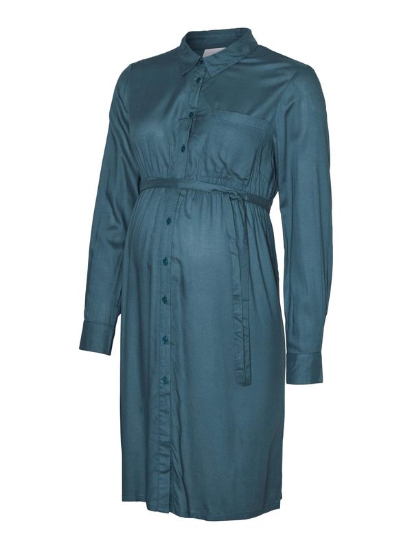 MAMALICIOUS MAMALICIOUS Рокля тип риза 'Ercur'  нефритено зелено