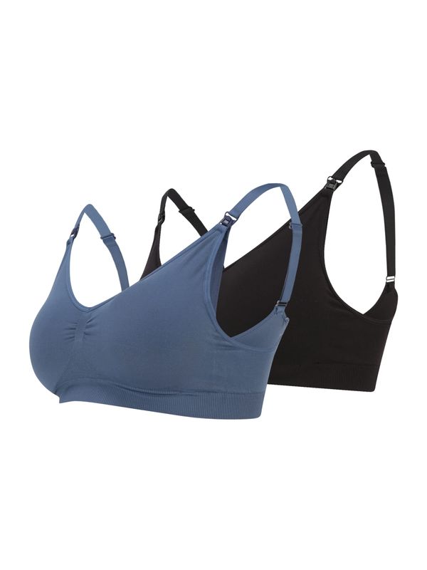 MAMALICIOUS MAMALICIOUS Сутиен 'LILJA'  синьо / черно