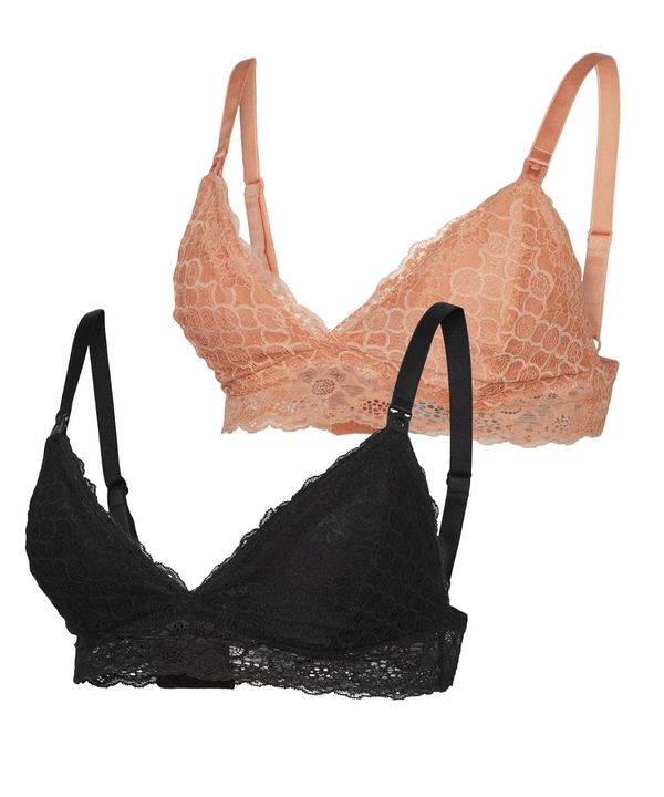 MAMALICIOUS MAMALICIOUS Сутиен 'Sidsel'  праскова / черно