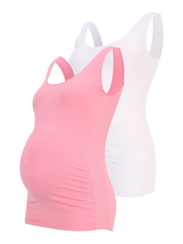 MAMALICIOUS MAMALICIOUS Топ 'HEAL'  розово / бяло