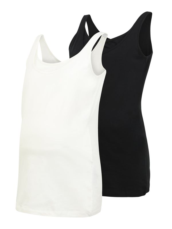 MAMALICIOUS MAMALICIOUS Топ 'Sia'  черно / бяло