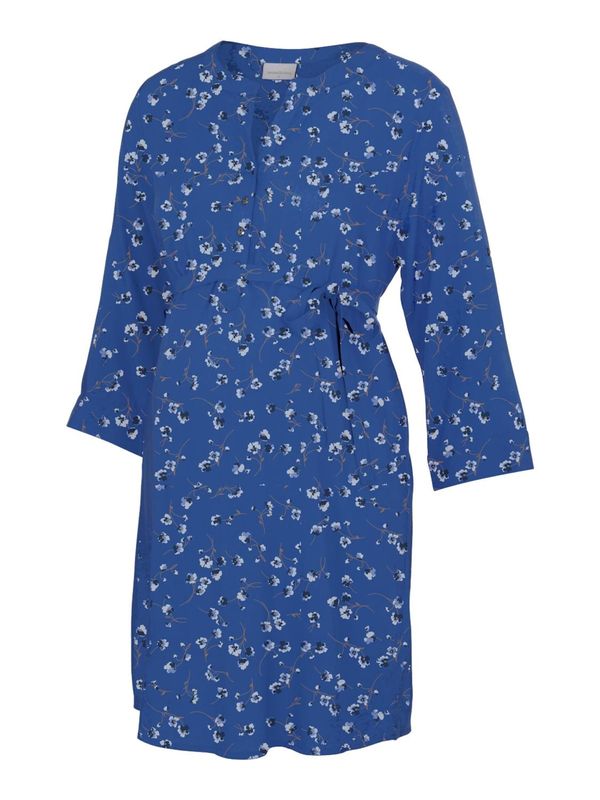 MAMALICIOUS MAMALICIOUS Туника 'Evie Lia'  синьо / пастелно синьо / светлокафяво / черно