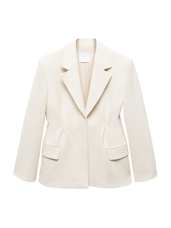 MANGO MANGO Блейзър 'Dickens'  кремаво