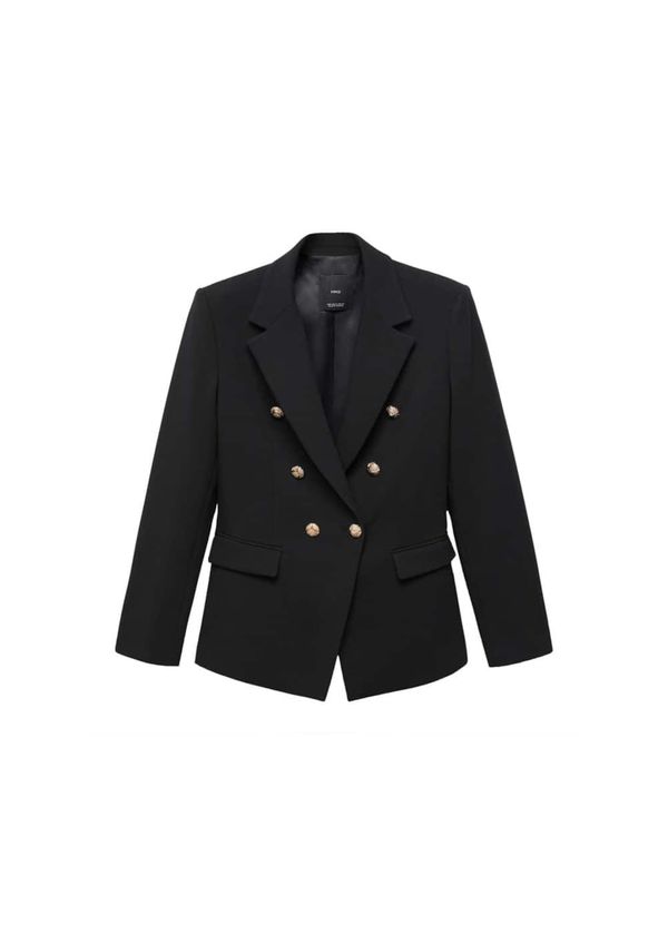 MANGO MANGO Блейзър 'Olivia'  злато / черно