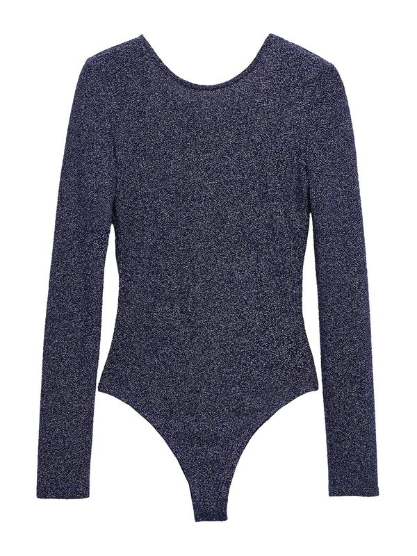 MANGO MANGO Блуза боди 'XESTI'  морскосиньо