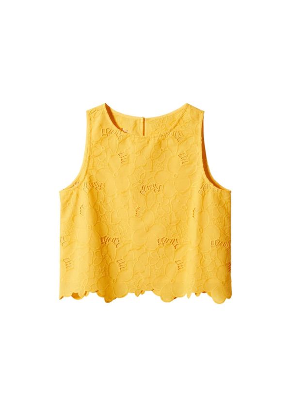 MANGO MANGO Блуза 'Florian'  шафран