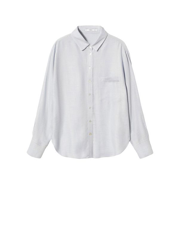 MANGO MANGO Блуза 'Galita'  пастелно синьо