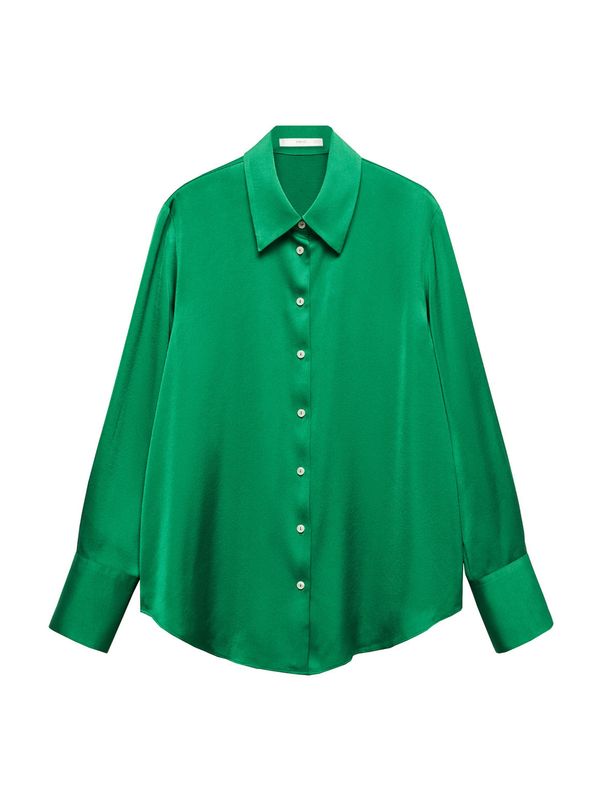 MANGO MANGO Блуза 'Ideale'  тревнозелено