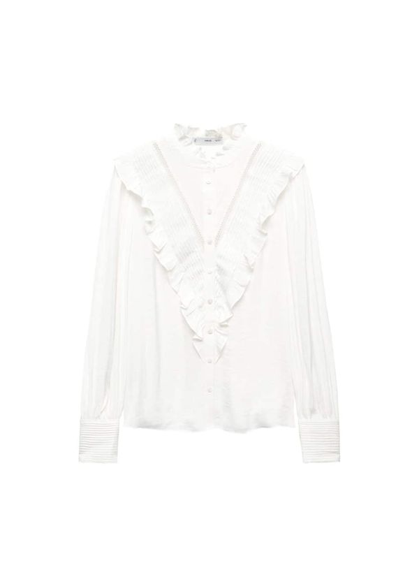 MANGO MANGO Блуза 'Jaky'  мръсно бяло