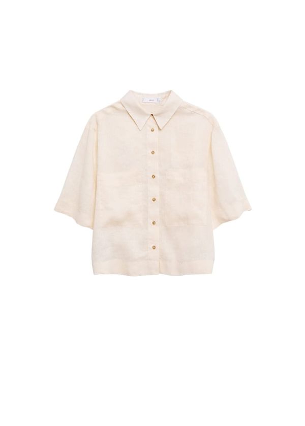 MANGO MANGO Блуза 'Jeni'  телесен цвят