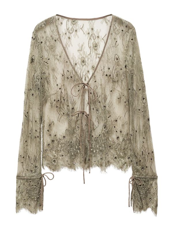 MANGO MANGO Блуза 'Jenner'  таупе сиво