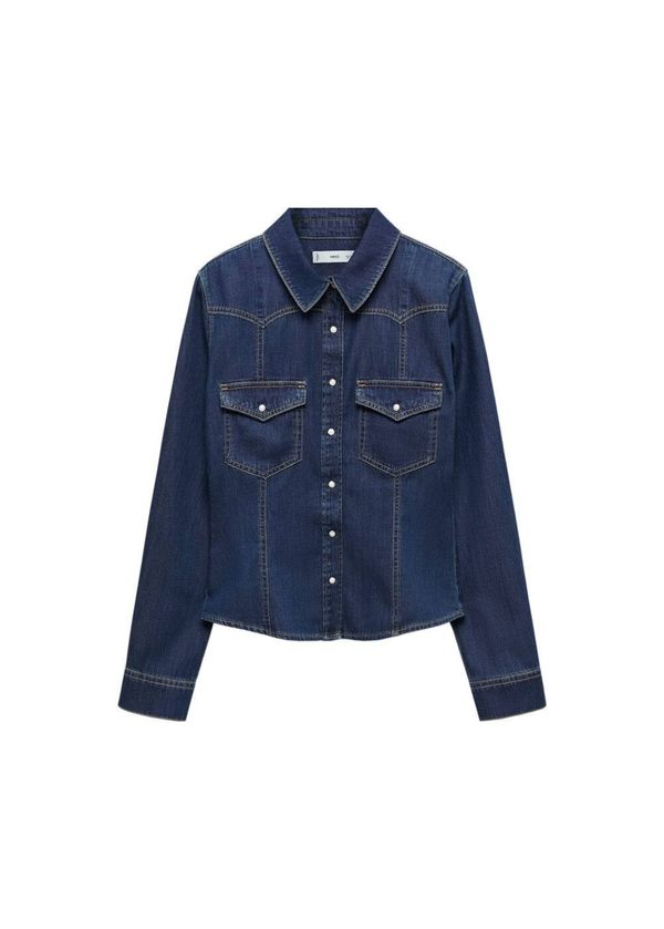 MANGO MANGO Блуза ' jordan'  синьо