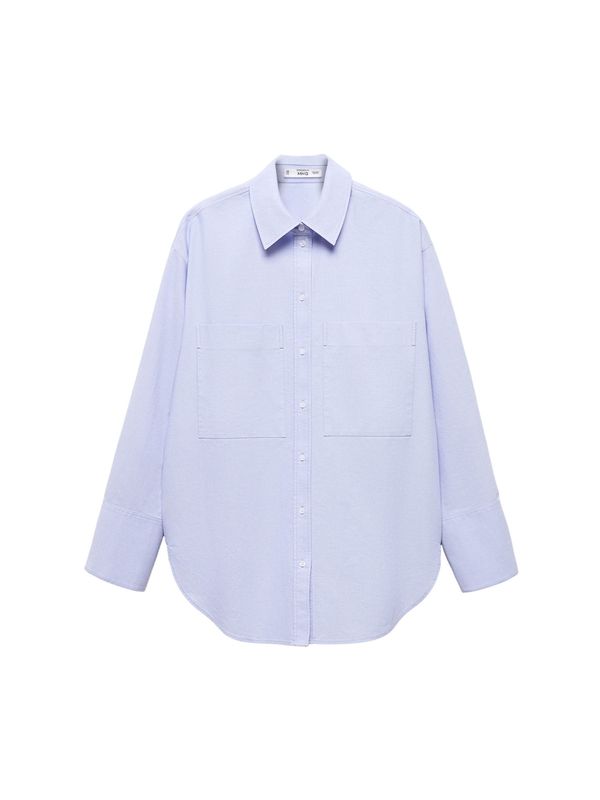 MANGO MANGO Блуза 'Jox'  пастелно синьо