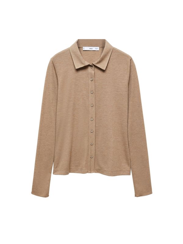 MANGO MANGO Блуза  кафяво