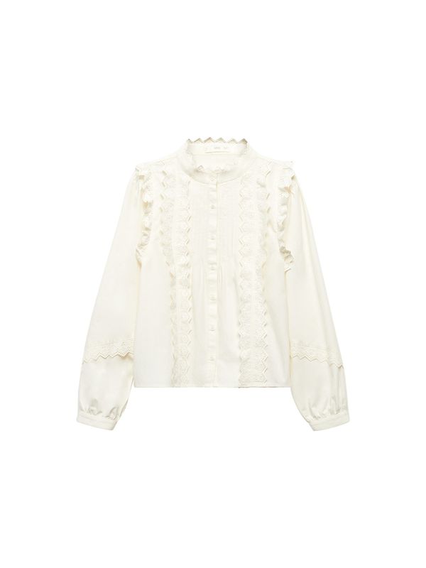 MANGO MANGO Блуза  кремаво