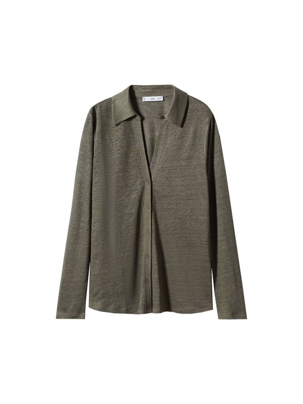 MANGO MANGO Блуза 'Lina'  каки