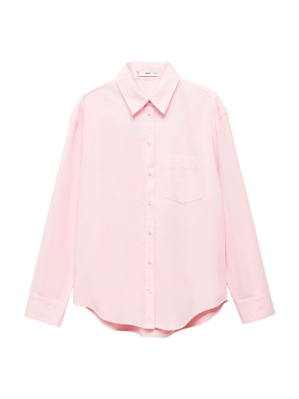 MANGO MANGO Блуза 'Marble'  светлорозово