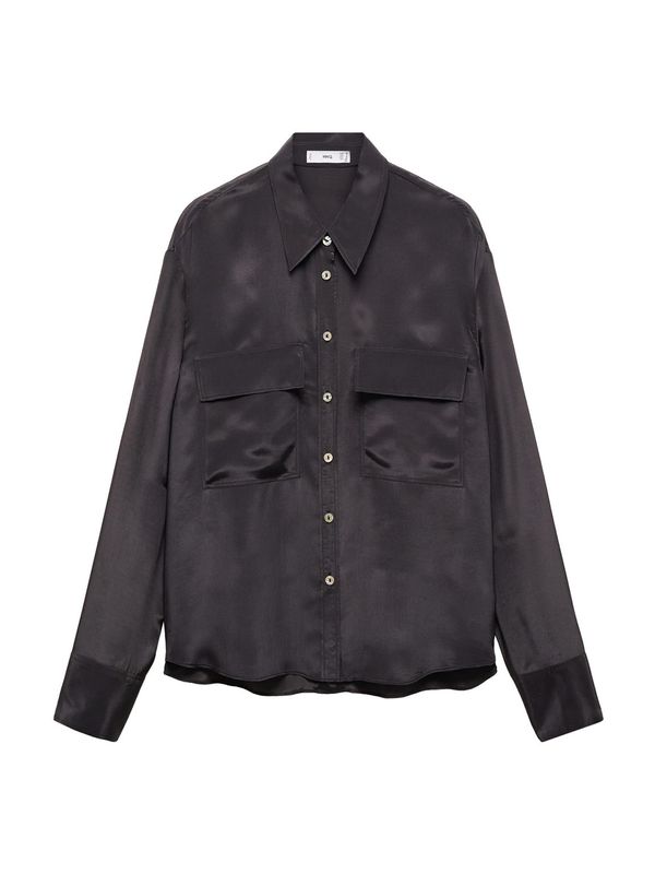 MANGO MANGO Блуза 'Massima'  черно