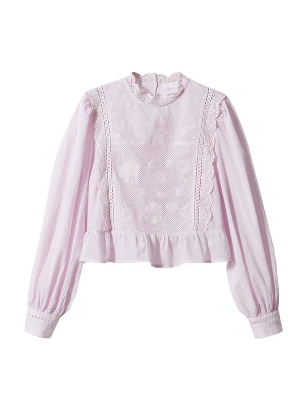 MANGO MANGO Блуза 'Misty'  бледорозово