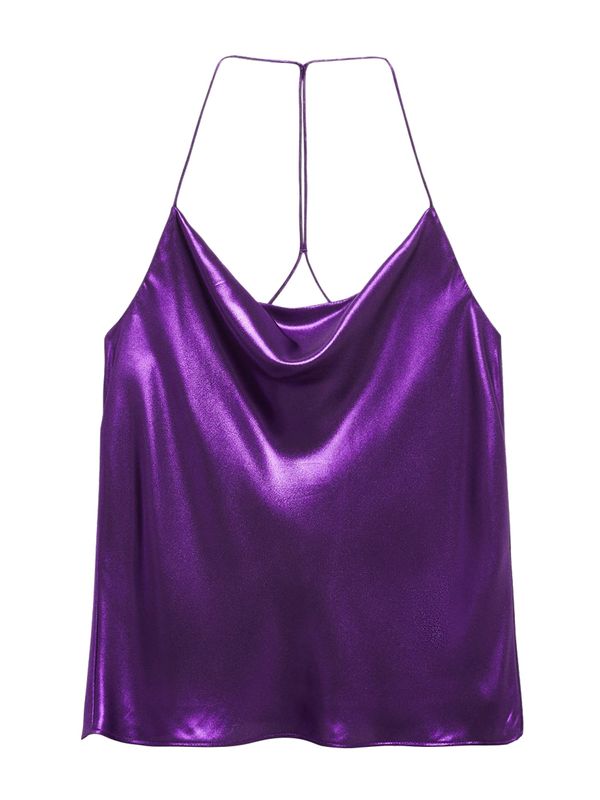 MANGO MANGO Блуза 'NINA'  тъмнолилаво