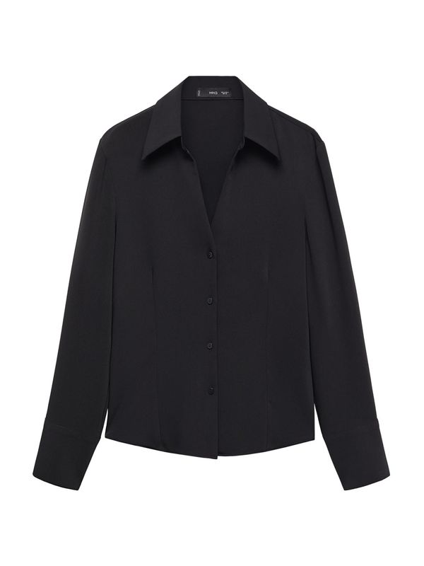 MANGO MANGO Блуза 'Ochi'  черно