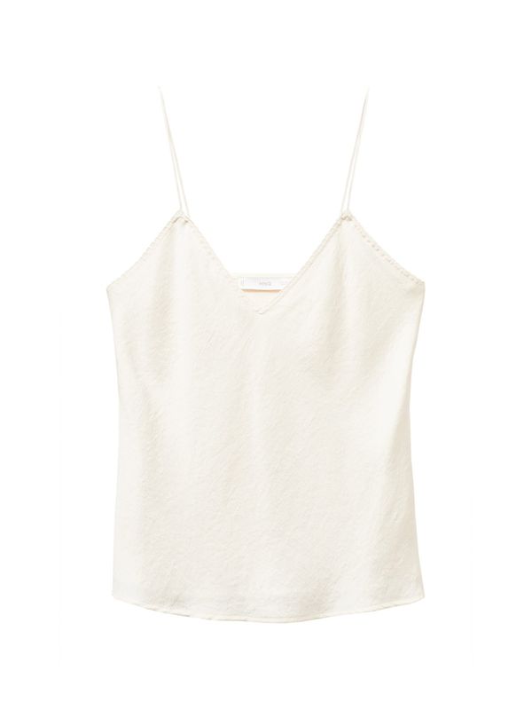 MANGO MANGO Блуза 'RAQUEL'  светлобежово