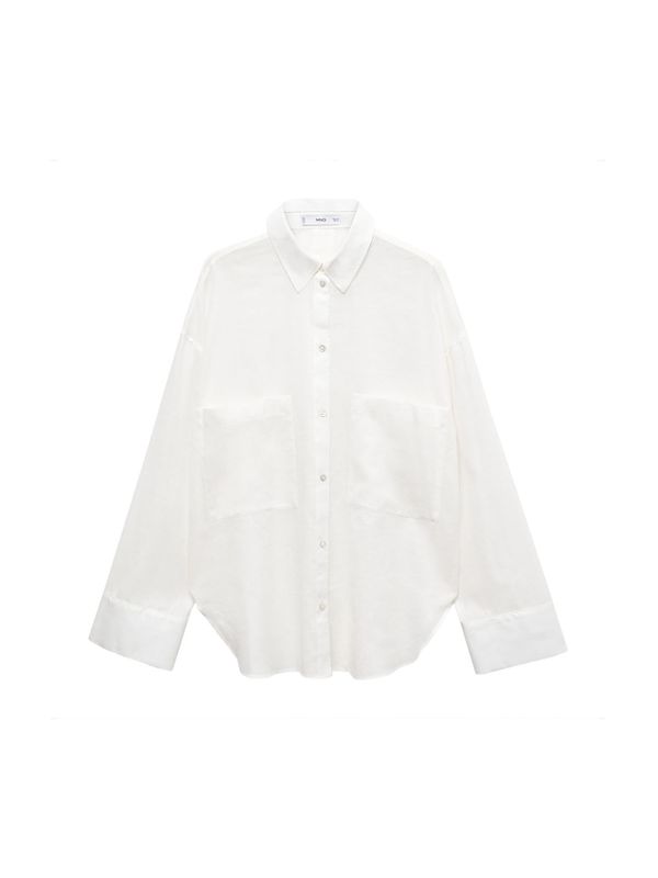 MANGO MANGO Блуза 'REGINA'  бяло