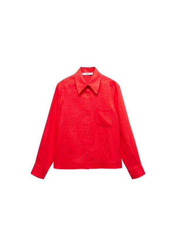 MANGO MANGO Блуза 'Rodas'  винено червено