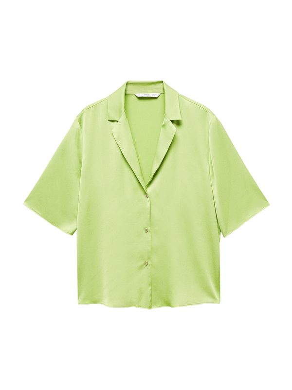 MANGO MANGO Блуза 'SASSA'  светлозелено