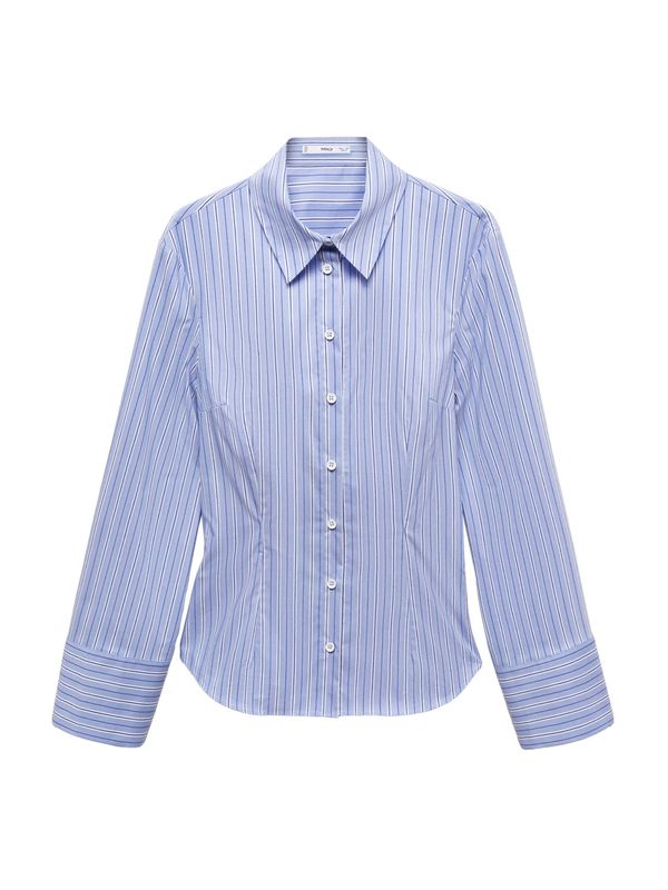 MANGO MANGO Блуза  синьо / светлосиньо / мръсно бяло